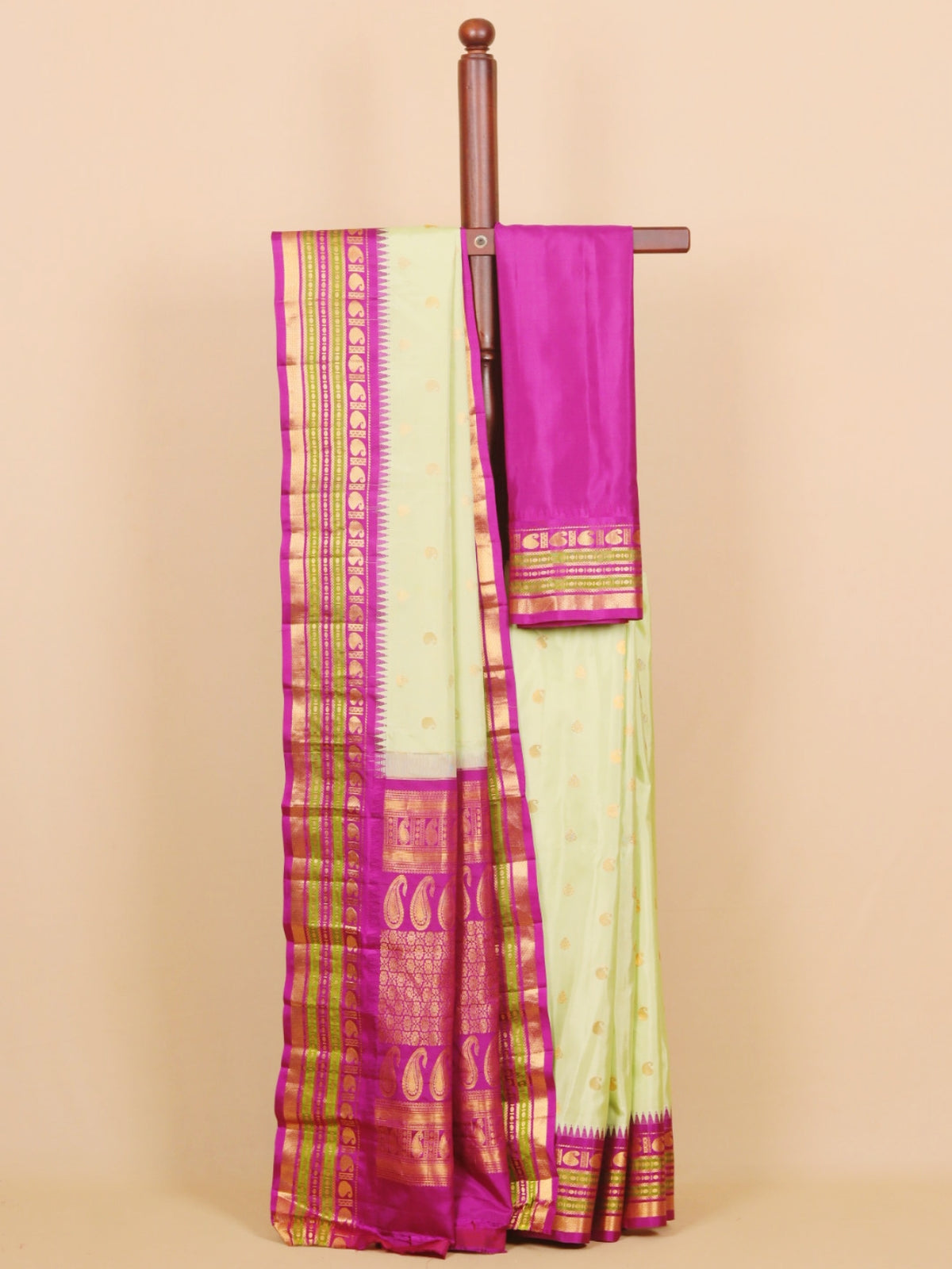 Pista by magenta gadhwal silk saree