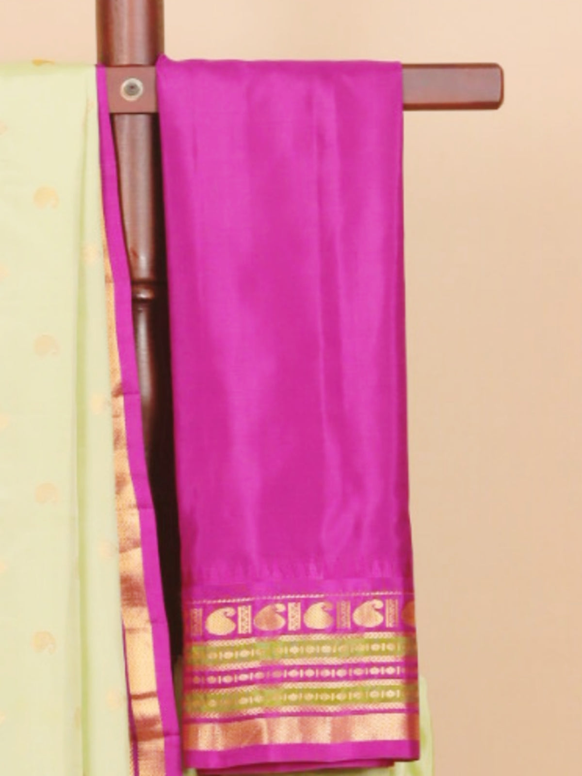 Pista by magenta gadhwal silk saree