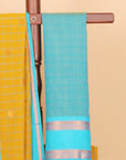 Muster yellow by peacock kanchi cotton saree