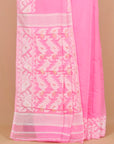 Pink dhakai cotton saree