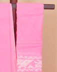 Pink dhakai cotton saree