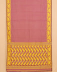 Wine dhakai cotton saree
