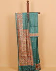 Sapphire madhubani printed khadi silk saree